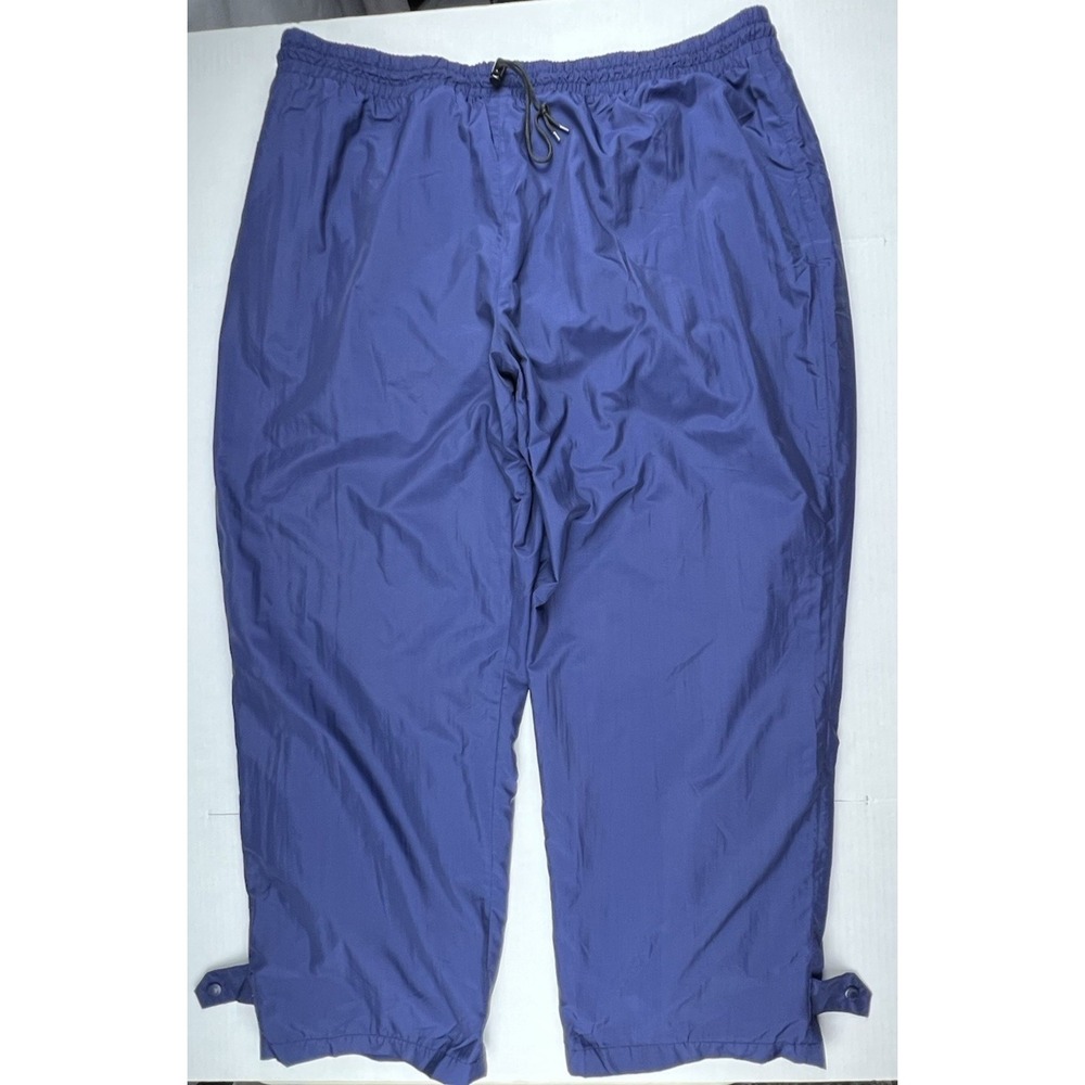 CABELA'S Ultrex Waterproof Rain Pants Mens 3XL Blue Snap Leg Hunting Fishing Out